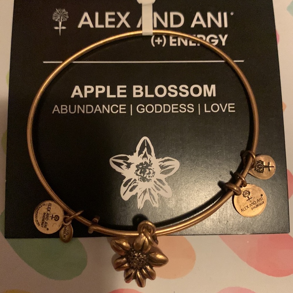 🌸 Alex and Ani apple blossom bracelet 🌸